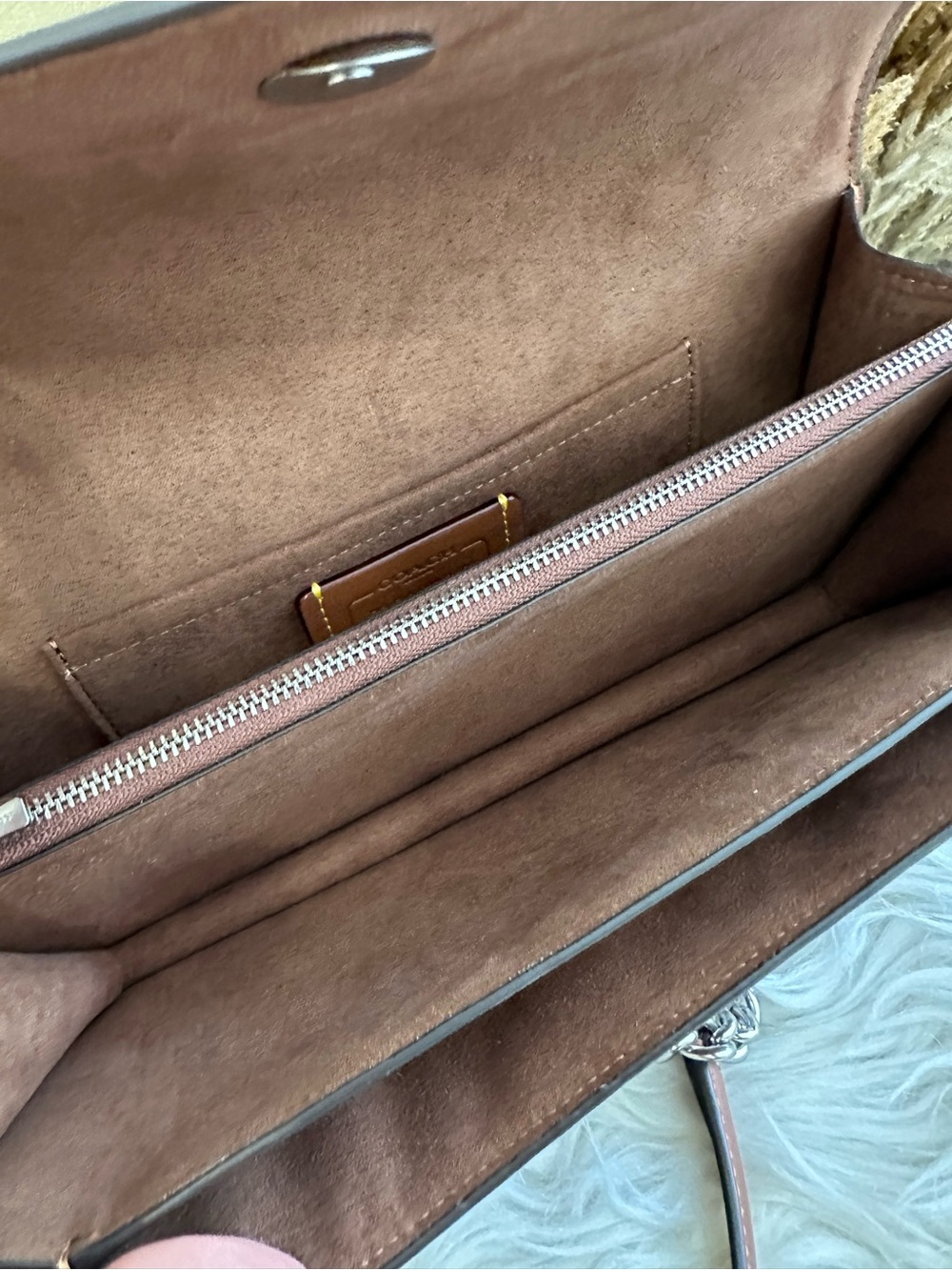 Coach Klare Envelope Crossbody Bag
With Rivets - Picture 12 of 16
